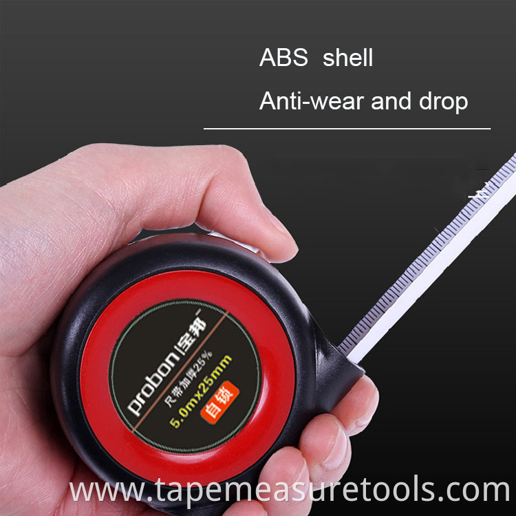 Factory hot sale 3m 5m 7.5m 10m Thickened Automatic lock tape measure with logo custom
